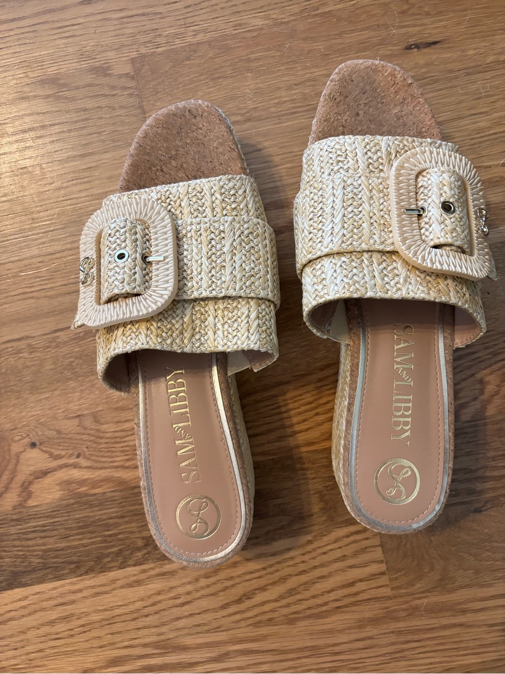 Sam & Libby Raffia Slide